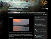 Tablet Screenshot of deepcreeklawyer.com